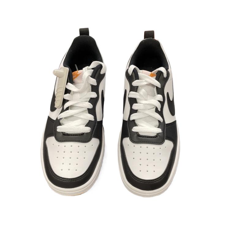 Nike Court Borough Low 2 Comfortable Soft Non-Slip Durable Low-Top Kids Skate Shoes Men sneaker White Black IF0846-101
