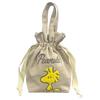 [I-UP] Snoopy Sagara Embroidered Drawstring Bag (Snoopy and Woodstock)