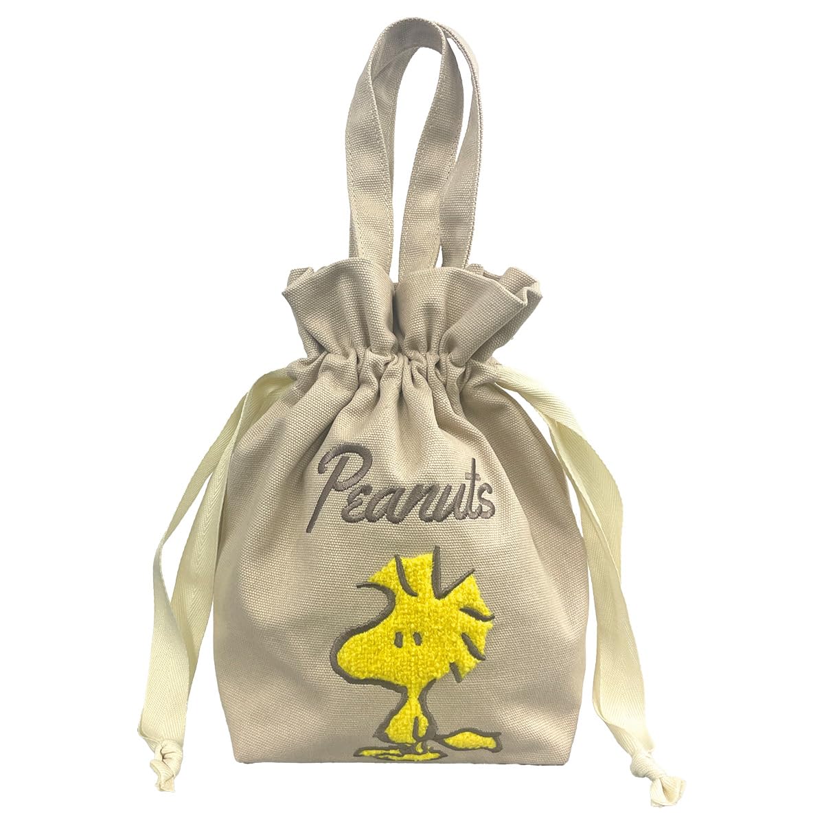 

[I-UP] Snoopy Sagara Embroidered Drawstring Bag (Snoopy and Woodstock)
