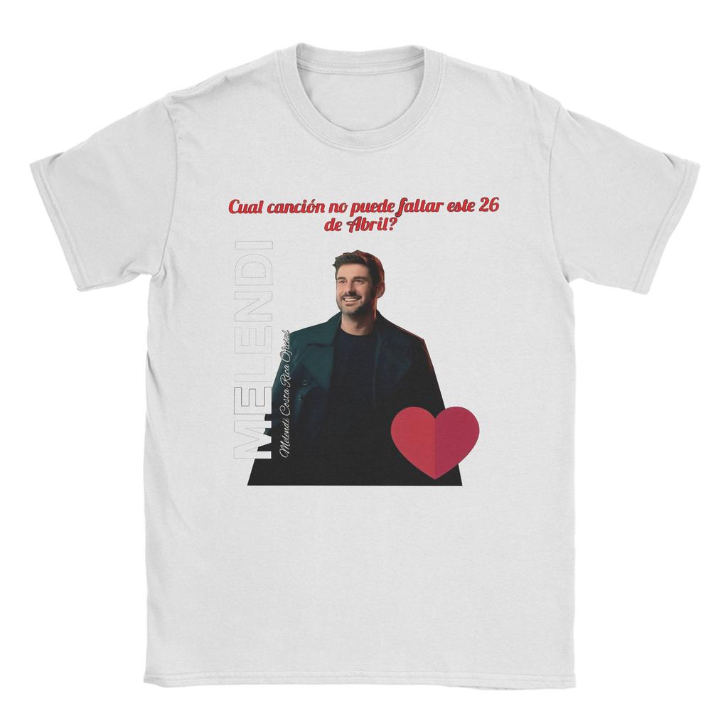 Men Rapper Melendi T-Shirts 2025 Album Tour Cotton Clothes Summer  T Shirt O-Neck Fashion Casual Tee Shirt Plus Size 5XL 6XL