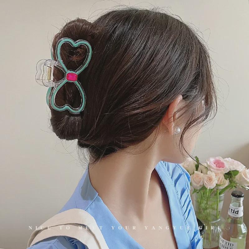 2023 Kamínková mašle sponka do vlasů pro ženy - Elegantní princeznovský styl pro husté vlasy