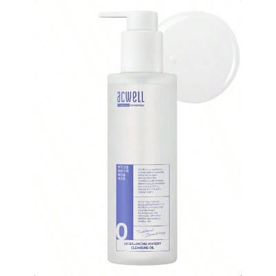 Acwell PH Balancing Watery Cleansing Oil Limpador Facial 200ml - Água Micelar Demaquilante Para Pele Sensível, Fórmula Leve em Óleo Aquoso