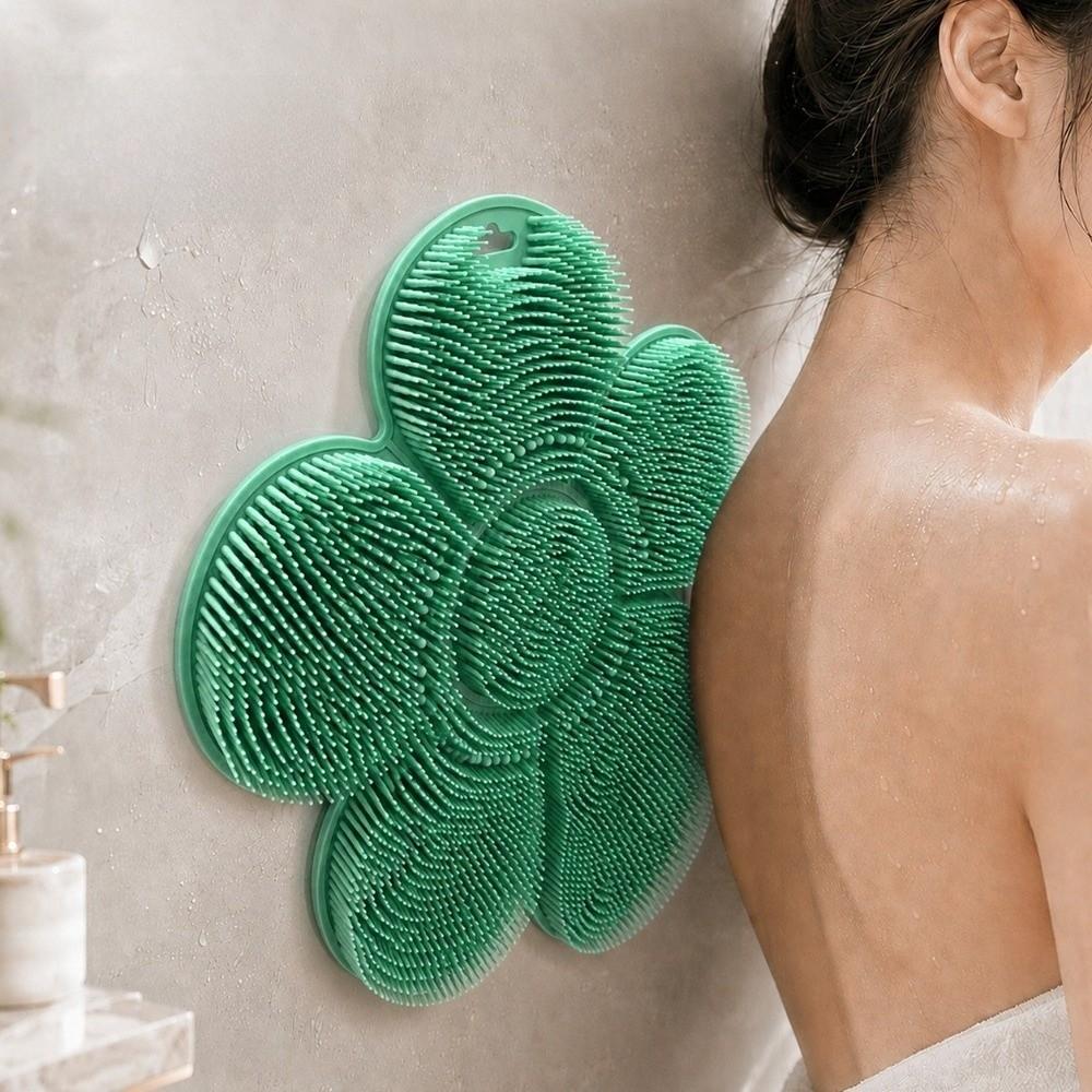 Tappetino Scrubber Antiscivolo per Doccia Facile da Pulire Esfoliante Tappetino da Bagno Nuovo Tappetino Pulizia Piedi Uso Bagno