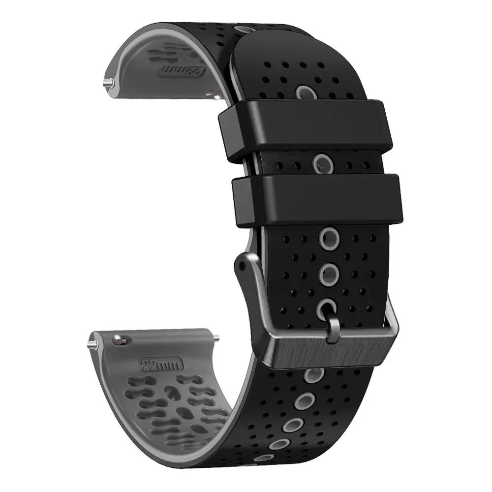 For Garmin Forerunner 255 255M 265 965 745 Veu2 Strap 22mm Silicone Sports Bracelet For Garmin Venu 2/Vivoactive 4 Watchband