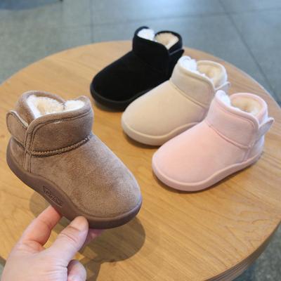 Winter Baby Girl Shoes  Toddler Snow Boots Children Infant Plush Warm Kids Short Boots Boys Cotton Shoes Size 15-24