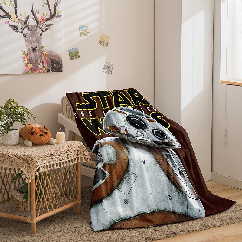 Column Double-Sided Flannel 3D Digital Printed Blanket Blanket