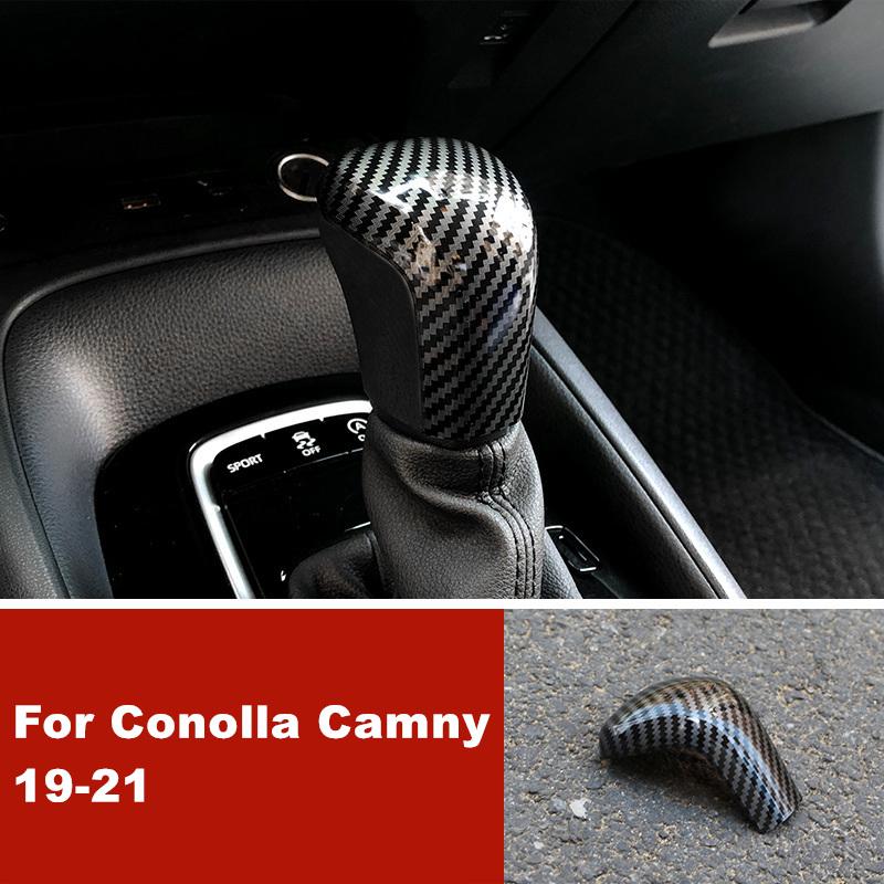 Для Toyota Corolla Camry Levin Avalon 2019 2020 2021 салон автомобиля ручка переключения передач защитный чехол наклейка C фото