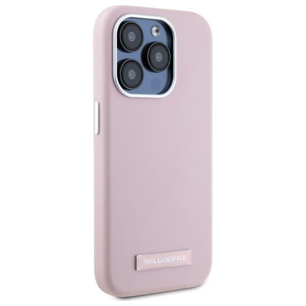 Karl Lagerfeld Klhmp15Xpgmsrpp Iphone 15 Pro Max 6.7 Różowy/Pink Hardcase Fw Metal Plate Magsafe
