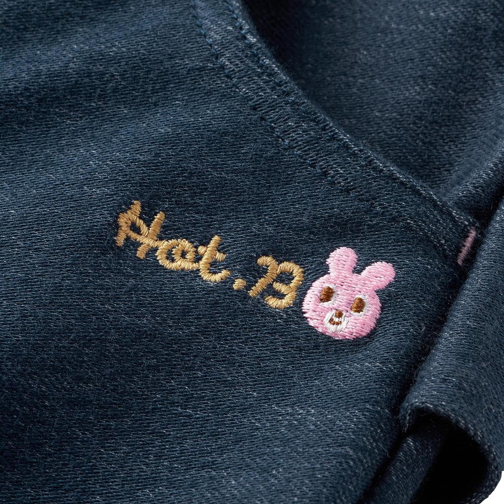 MIKIHOUSE HOT BISCUITS Boys and Navy Size Pants, Girls, Blue, 100cm, 73-3208-494