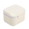 Portable Denture Retainer Soaking Case Multi-Purpose Mouthguards Braces Storage Box Nail Drill Tool Organizer