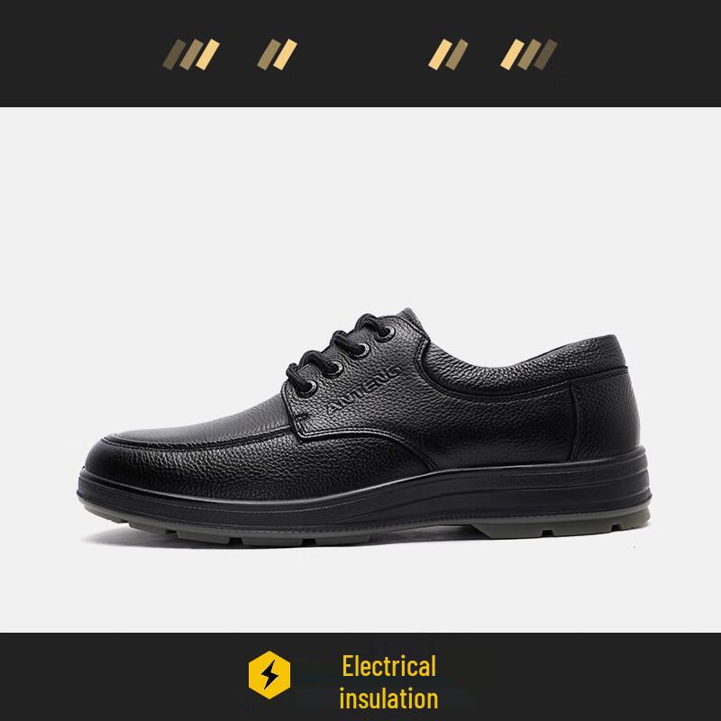 Junyou Men s 6KV Electrical Insulating Leather Safety Shoes 39