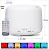 Remote Control 500ml Ultrasonic Aromatherapy Humidifier with Colorful Night Light