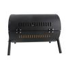 Charcoal Barbecue Grill Portable Smoke Free Double Sided Metal Charcoal BBQ Grill for Camping Picnics Parties Black