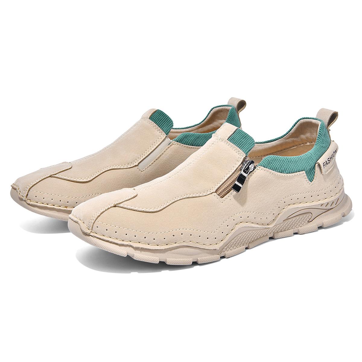 

Men Fashion Sneakers Male Handmade Slip-on Casual Shoes Men Outdoor Sports Sneakers Driving Shoes Father Jogging Shoes Size38-47 47