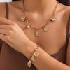 Irregular Pendant Necklace Adjustable Length Necklace Distinctive Pendant Necklace with Various Pendants for Comfort