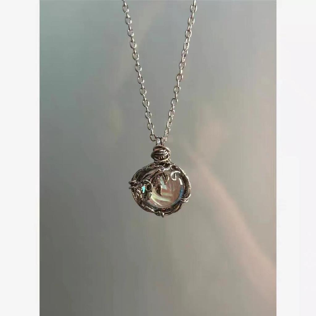 Halskette Bronze Alt Retro Nische Designgefühl Personalisierte Schlüsselbeinkette