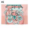 Tapestry Wall Hanging Art Girl   Cloth Painting  Background   Room Decoration