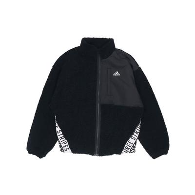 Veste Boa Casual Sports Col Montant Vêtements d'extérieur Femmes Vêtements d'extérieur Noir HD0364