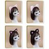 Kids Animal Costume Cats Ears Headband Bowtie Tutu Skirt Tail Set Cats Costumes Accessories for Halloween Party Decors