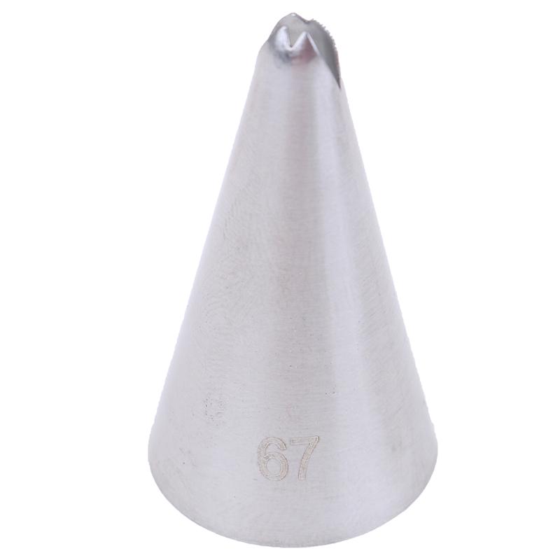 5Pcs Leaves Nozzles Stainless Steel Icing Piping Nozzles Tips Pastry Cake Decor