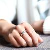Carlisle Love Embrace Korean Couple Rings - Simple, Fashionable Open Design
