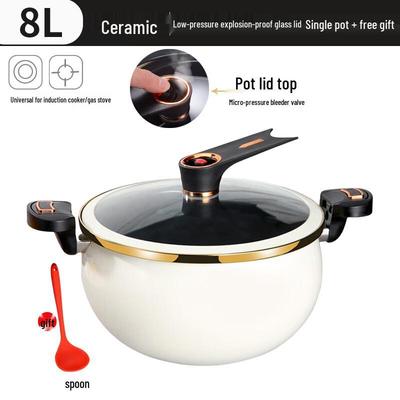 Yicang 8L Enamel Ceramic Micro-Pressure Soup Pot