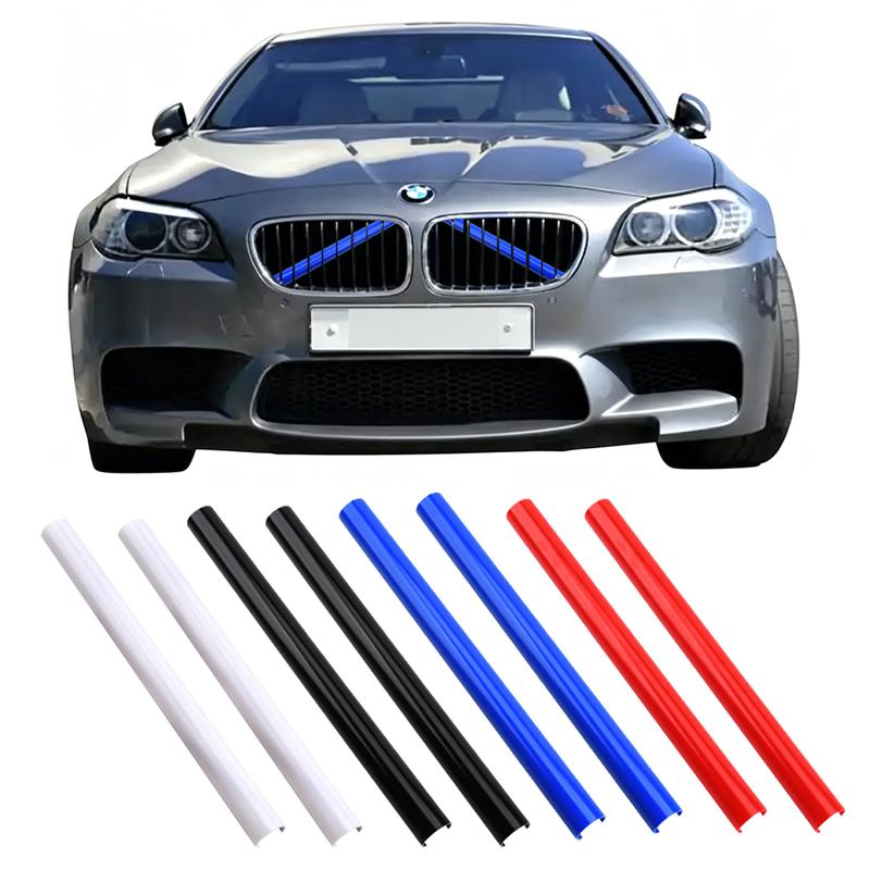 Front Grille Trim Strips Sport Styling Decoration Exterior Accessories For BMW F10 F11 F07 F01 F02 F06 F12 F45 F48 5 6 7 Series