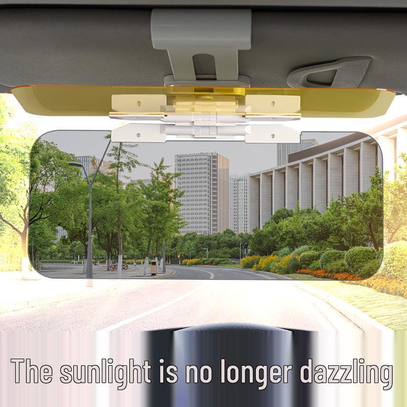 

Car Windshield Sun Visor & Anti-Glare Goggles for Day/Night Use - Durable Sunshade.