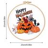 DIY Cross Stitch Kit with Needle Thread Instructions Cross Stitch Needlepoint Kit Halloween Embroidery Kit for Adults Beginner