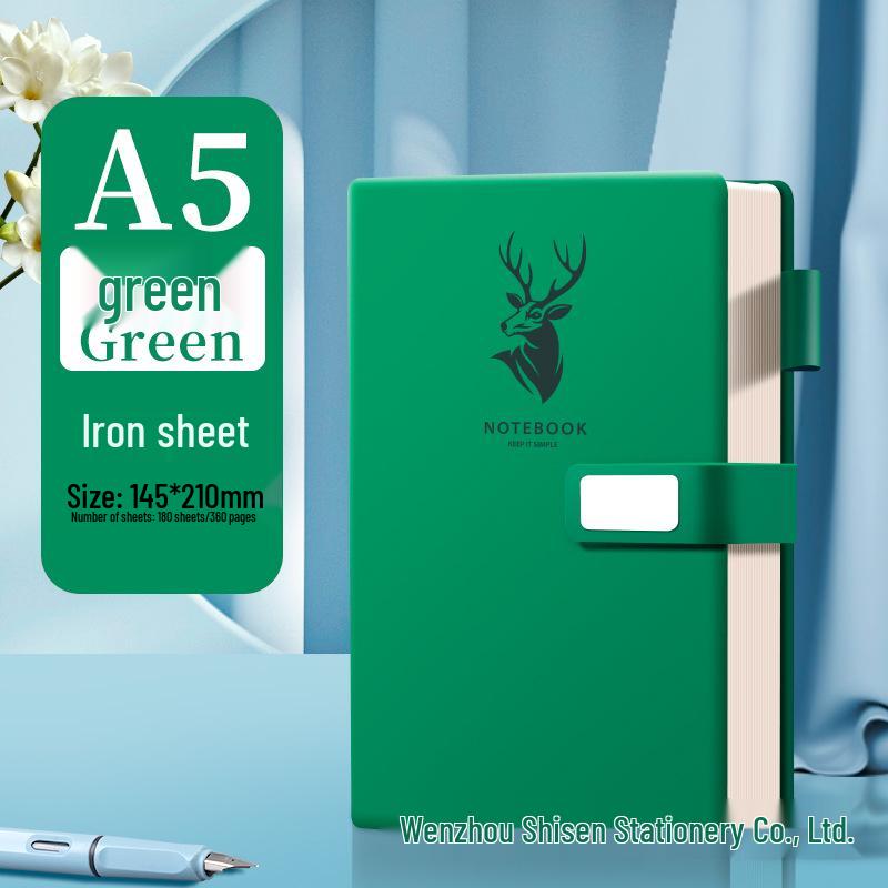 A5 Business Schnallen Notizbuch Set: Benutzerdefinierter Verdickter Notizblock mit Geschenkbox für Büromeetings