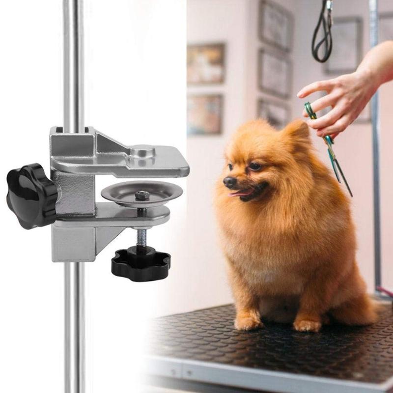 Convenient Table Clamp Aluminum Alloy Pet Grooming Table Clamp for Secure and Stable Grooming Work Pet Salon Home Use