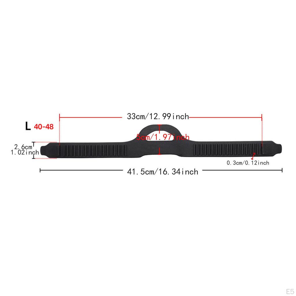 2 Adjustable Fin Straps with Quick Release Mechanism for Divers