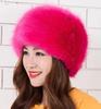 Man Women Fur Hats Thicken Warm Furry Faux Fur Flat Top Caps Winter Russian Casual Luxury skullies beanie ZKG33