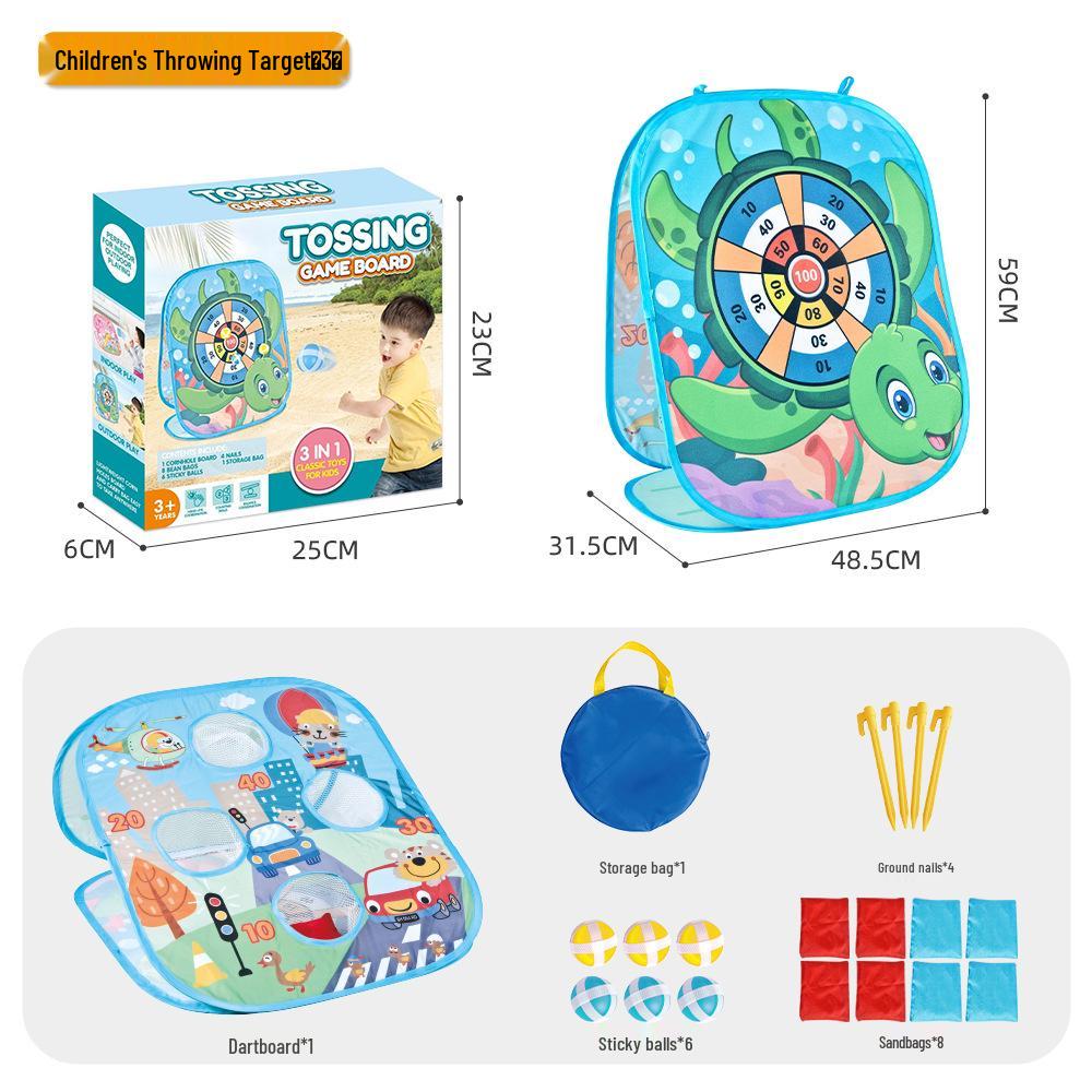 Cross12 Kindergarten Outdoor Sticky Ball & Sandbag Target Toy Set