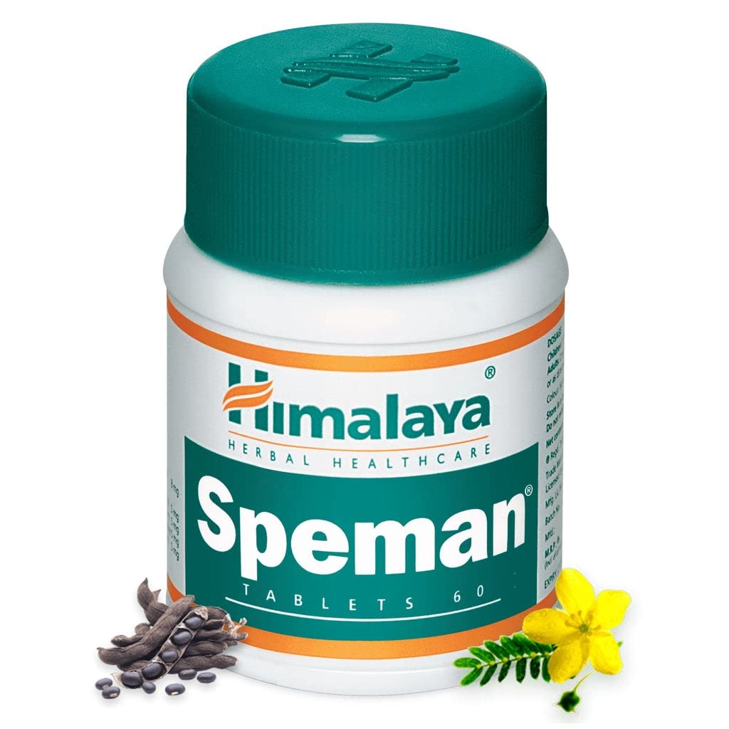 Himalaya Speman Men’s Wellness Tablets For Vitality And Reproductive Health Support - 60 Tables Herbal Supplement