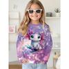 Axolotl Kids Clothes Kawaii Cartoon 3D Print Boy Long Sleeve Tee Casual Loose Children Top Fashion Round Neck Children's T-Shirt