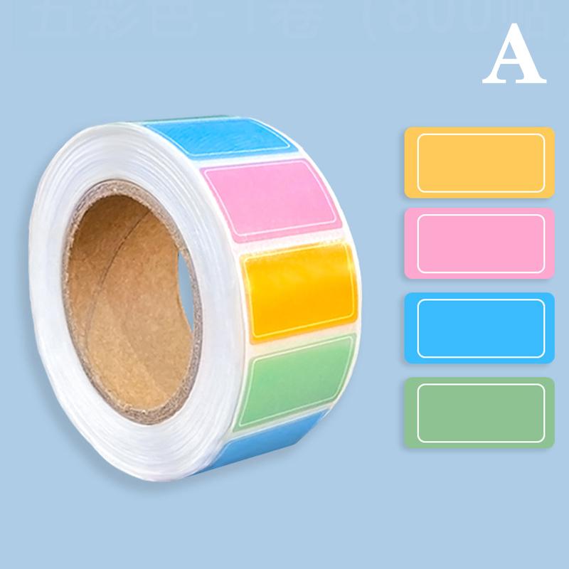 800 ks/sada Vodotěsné barevné štítky Samolepky Barevné kódování Odnímatelné štítky Štítek Pro inventář Adresa Klasifikace souborů