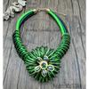 2024 New Aluminium Flower Colorful Jewelry Set for Women African Bridal Necklace Earrings Set Party Jewellery Gifts