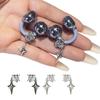 Clips Premium de Ureche din Cupru cu Formă de Aripă și Stea Formă Trendy pentru Clipsuri de Ureche Freeclip 1/2 Cataramă Decorațiuni Charm Clip-On