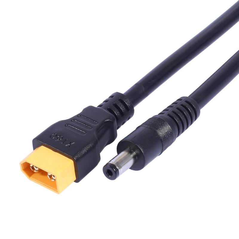 XT60 Male To 5.5x2.1mm/5.5x2.5mm Power Cable for Remote Toys Energy Storage with 5.5x2.1mm/5.5x2.5mm Male/Female Ports