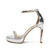 2025 Ladies Shoes Buckle Strap Women's Sandals Summer New Party Crystal Best Seller Open Toe Heeled Sandalszapatos Mujer