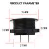LED Voltmeter Digital Waterproof Motorboat Motorcycle Panel Digital Voltmeter Tester Monitor Car Voltmeter 12V Electrical Tester