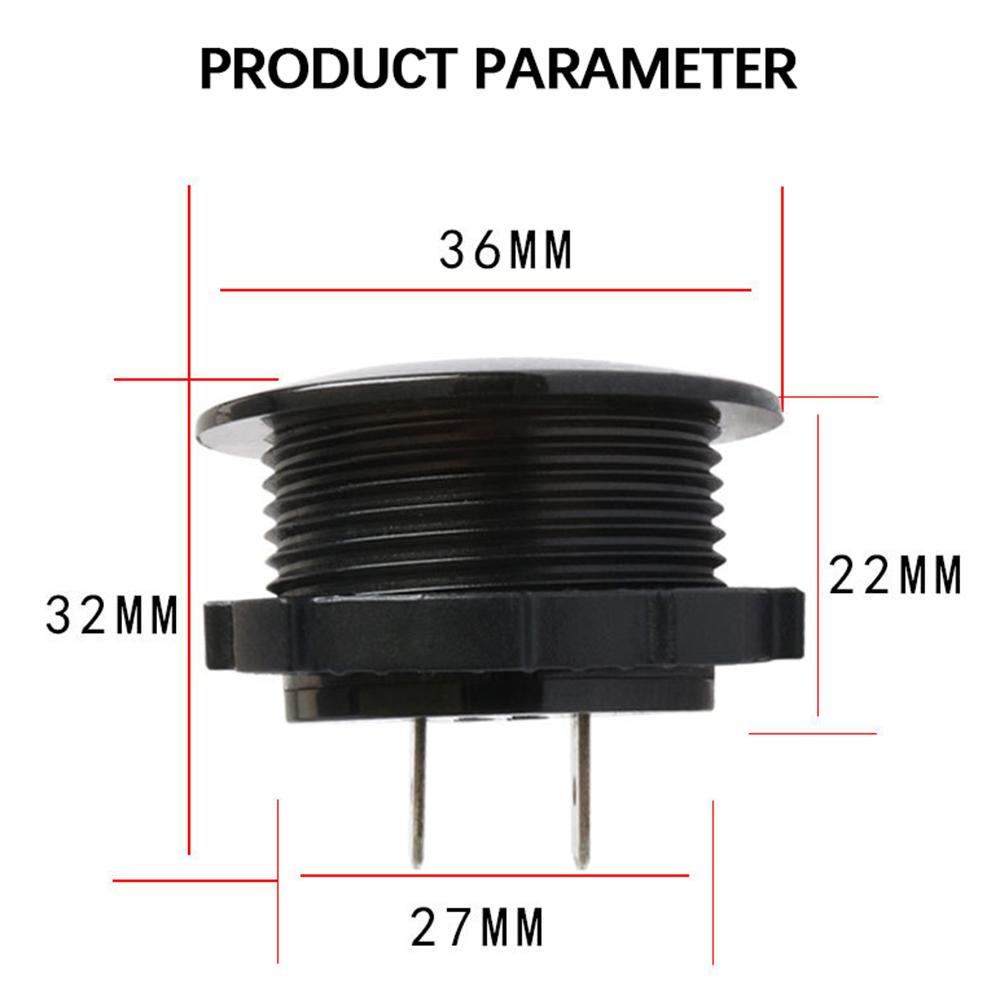 LED Voltmeter Digital Waterproof Motorboat Motorcycle Panel Digital Voltmeter Tester Monitor Car Voltmeter 12V Electrical Tester