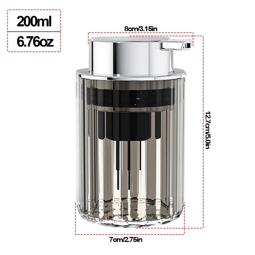 Refillable Hands Foaming Soap Dispenser with Pump Hands Liquid Soap Mousse Bottle  Bathroom