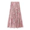 Spring 2025 Women's European & American Style Long Dress with Versatile Print