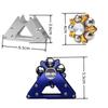 Fingertip Gyro Wheel Creative Metal Ornament Adult Stress Relief Fidget Toy Advanced Mechanical Desktop Pendant Gift for Men