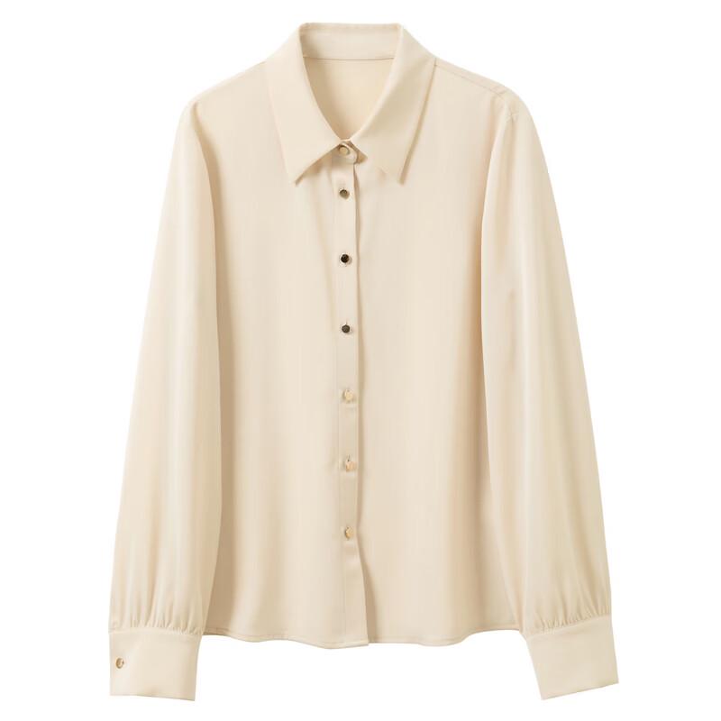 SANCAL 2026 Spring Lapel Loose-Fit Blouse