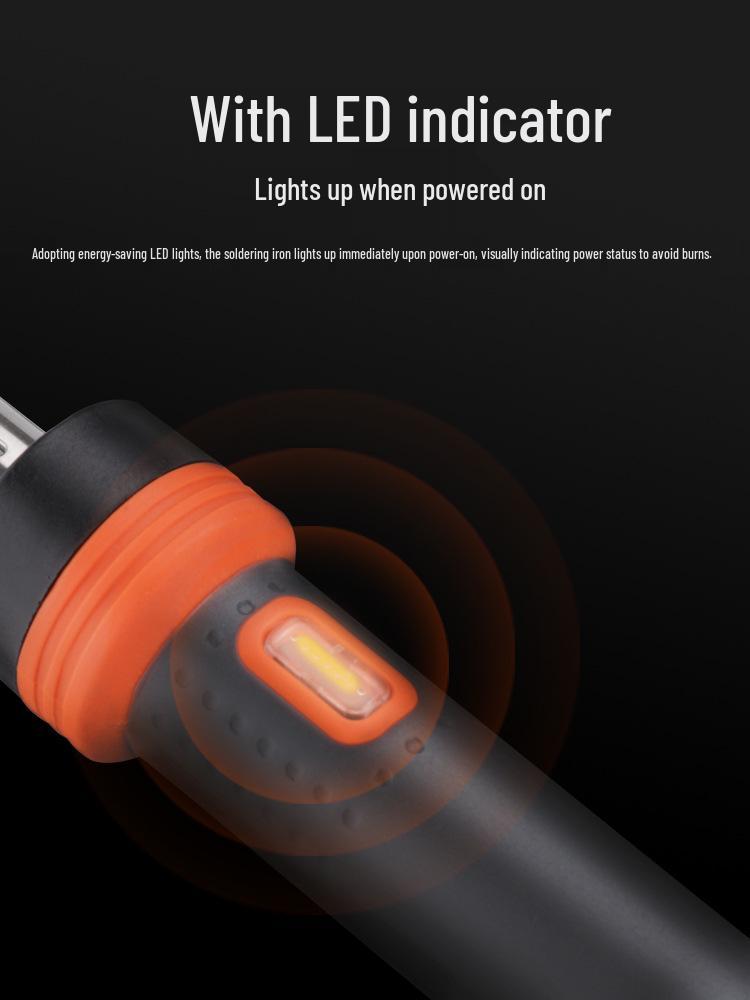 60W/100W Industrial Soldering Iron – Flat Head Smoke Code, Constant Temperature