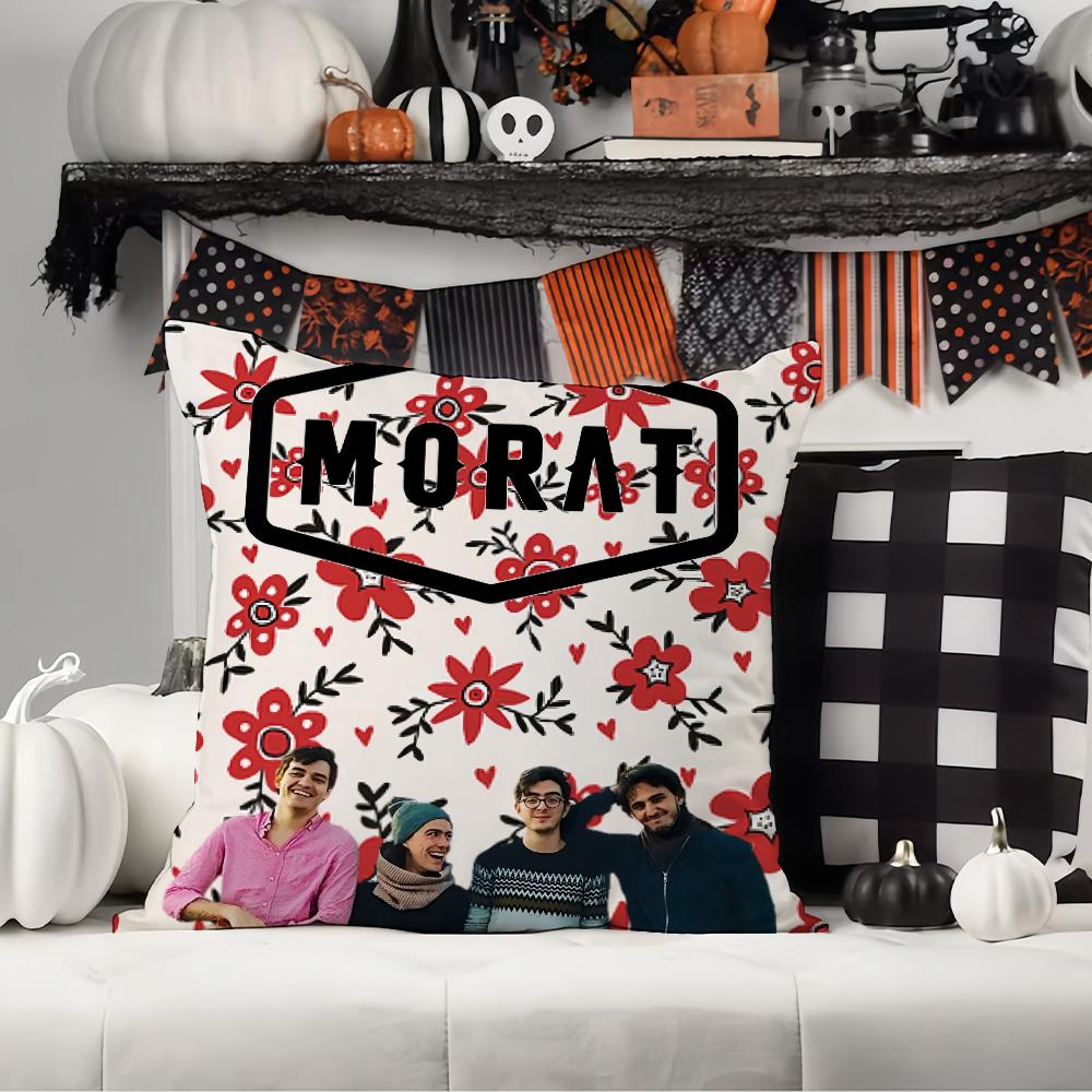 Morat Band Pillow Case Office Cushions Suitable For Sofa Car Bedroom Decorative Cushion Cover