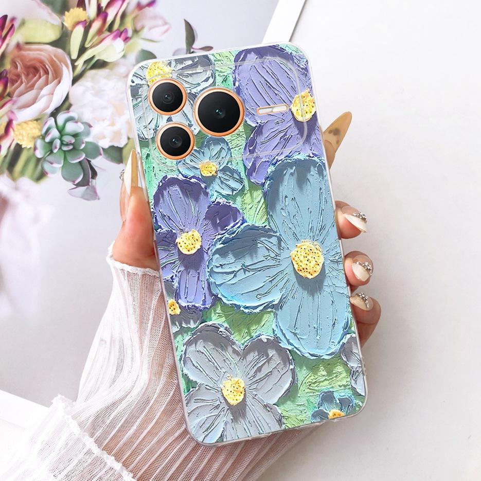 For Honor Power 2 Case SER-AN00 Cute Cat Flowers Painted Cover Soft Slim Phone Case For Honor Power DVD-AN00 HonorPower 2 Fundas